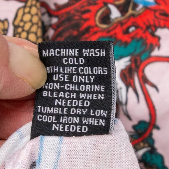 Original Gravity Streetwear Dragon Allover Print Shirt Mens Size Large - Picture 6 of 6